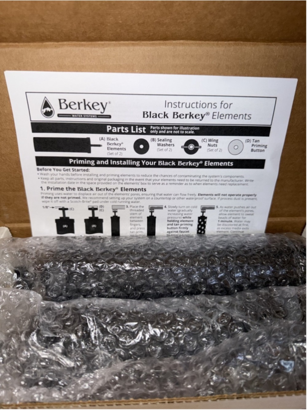 Black Berkey® Filters BB9-2 Authentic Cartridge - Picture 9 of 11